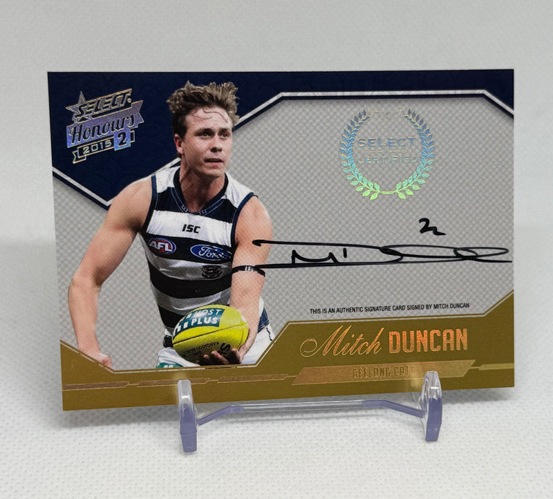 2015 Select Honours II Certified Signature Mitch Duncan SCS10 #298 Geelong