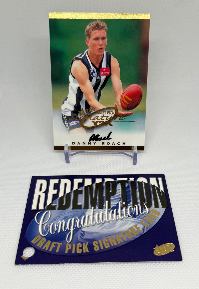 2000 Select Y2K Draft Pick Signature Danny Roach DS7 Collingwood #197/800