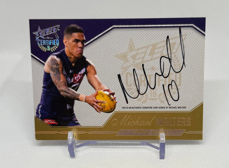 2016 Select Certified Signature Michael Walters SCS12 #127 Fremantle