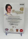 2021 Select Optimum Draft Pick Gold Signature Henry Smith DPSG48 #032/85 Brisbane