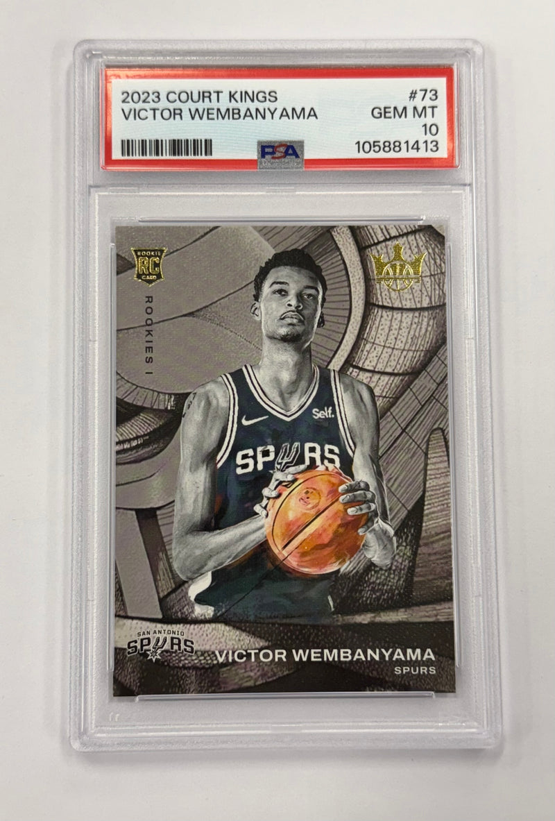2023 Court Kings Victor Wembanyama #73 Rookie I RC PSA 10