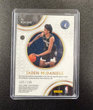 2020-21 Panini Select Rookie Jersey Auto Jaden McDaniels RJA-JAD #085/199
