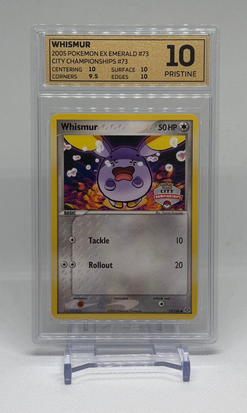 Pokemon TCG 2005 Ex Emerald City Championships WHISMUR #73 OCE 10