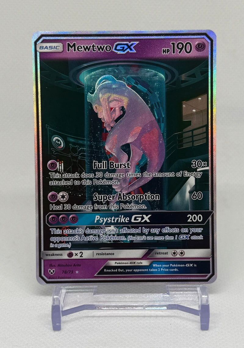 Pokemon TCG Mewtwo GX Shining Legends #78/73 Secret Rare