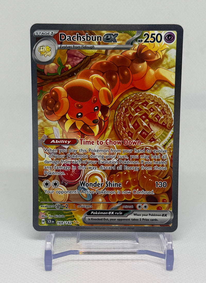 2024 Pokemon TCG Stellar Crown Dachsbun ex #169/142 Special Illustration Rare