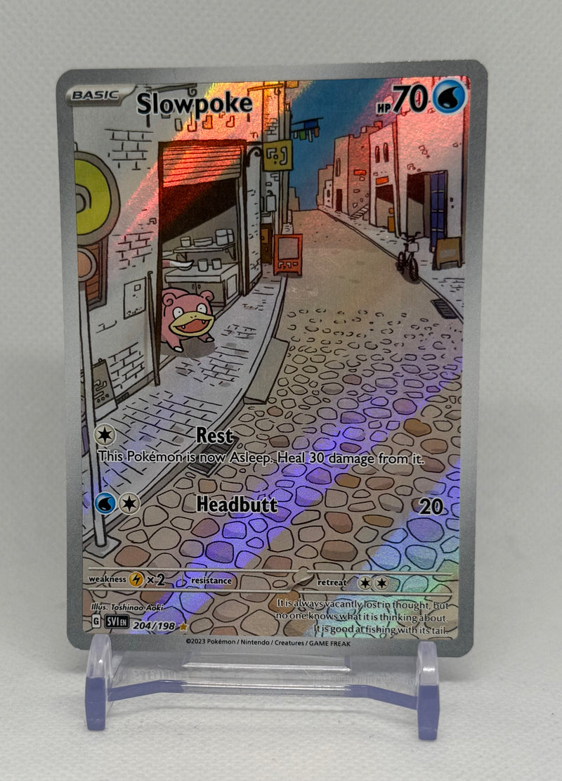 2023 Pokemon Scarlet & Violet Base Slowpoke #204 Illustration Rare