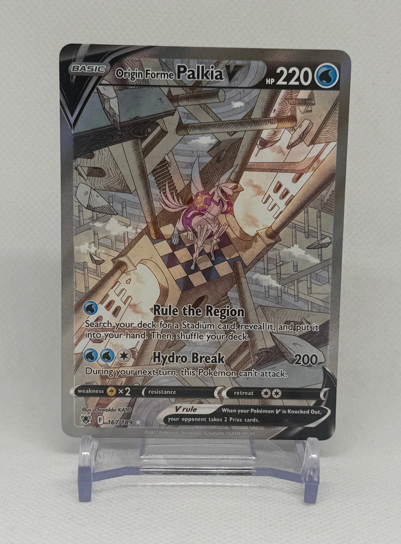 2022 Pokemon TCG SWSH Astral Radiance Origin Forme Palkia V #167/189 Full Art