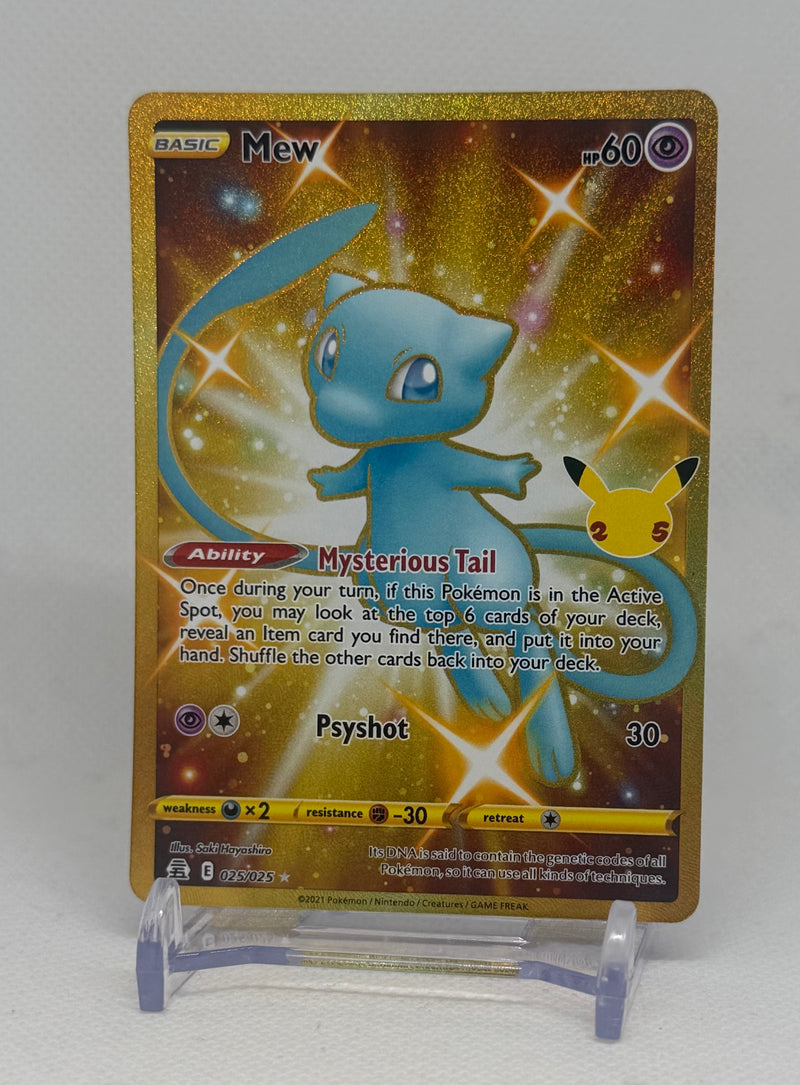 2021 Pokemon TCG Celebrations Mew #025/025 Full Art