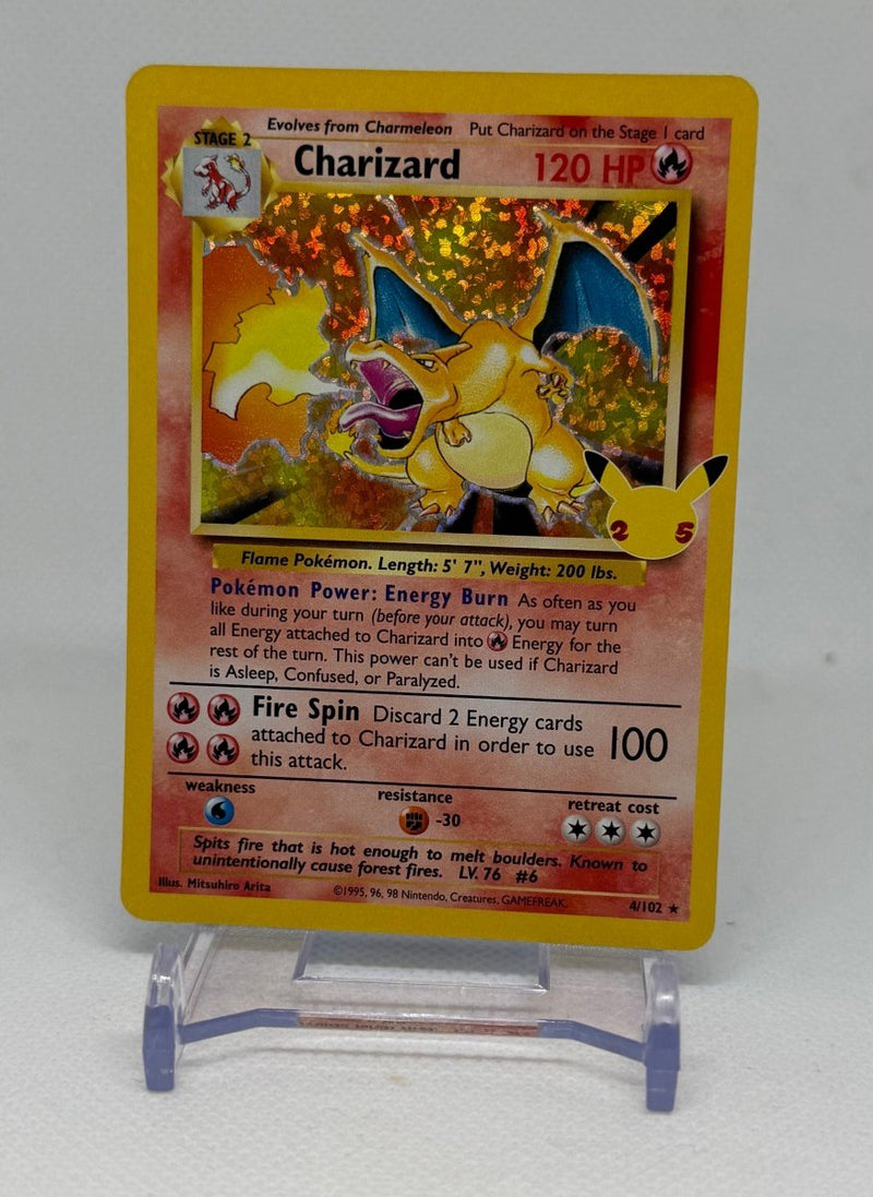 Charizard Holo Celebrations Classic Set 4/102 - EJ Cards