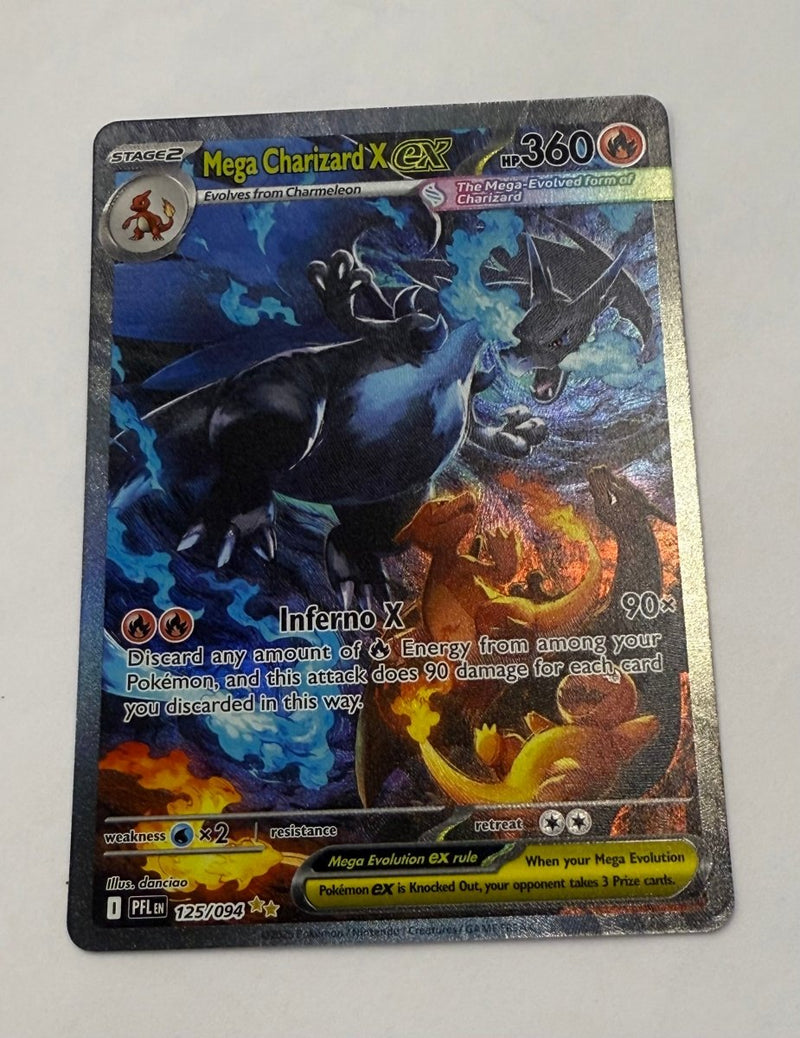 Mega Charizard X Ex 125/094 Phantasmal Flames Special Illustration Rare - EJ Cards