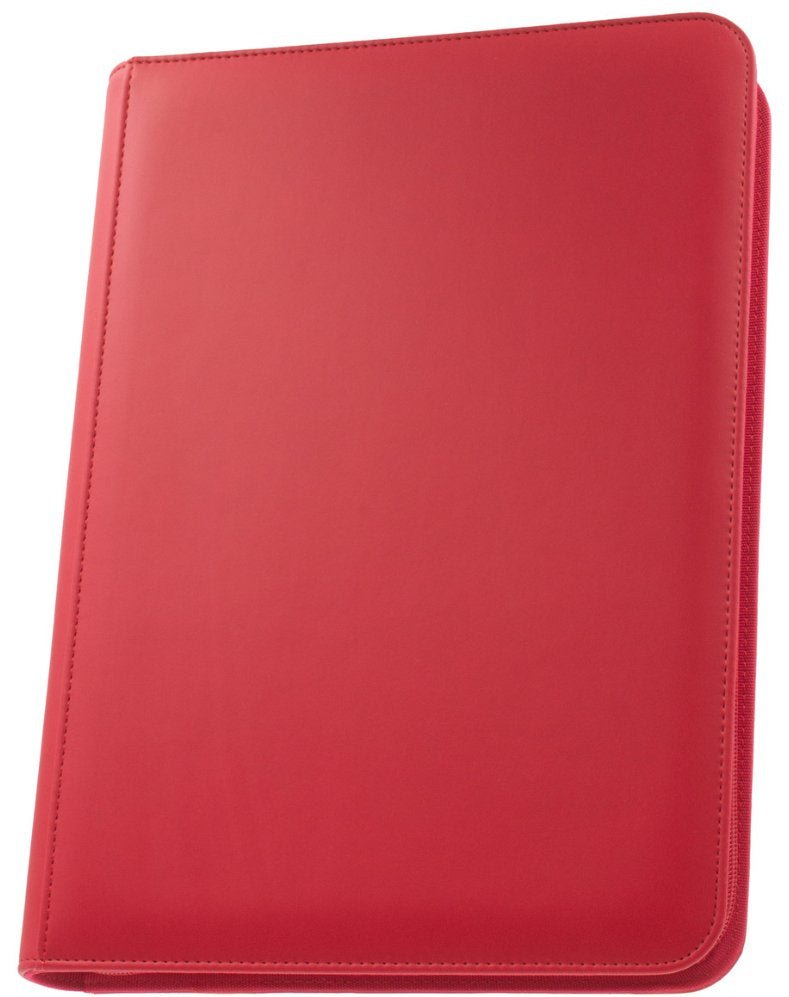Palms Collector's Series 9 Pocket Zip Trading Card STEALTH Binder – RED - EJ Cards