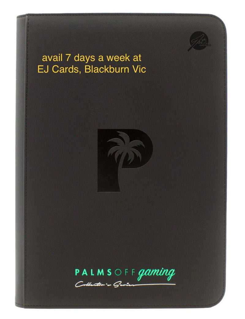 Palms Off Collector's Series TOP LOADER Zip Binder CLEAR - EJ Cards