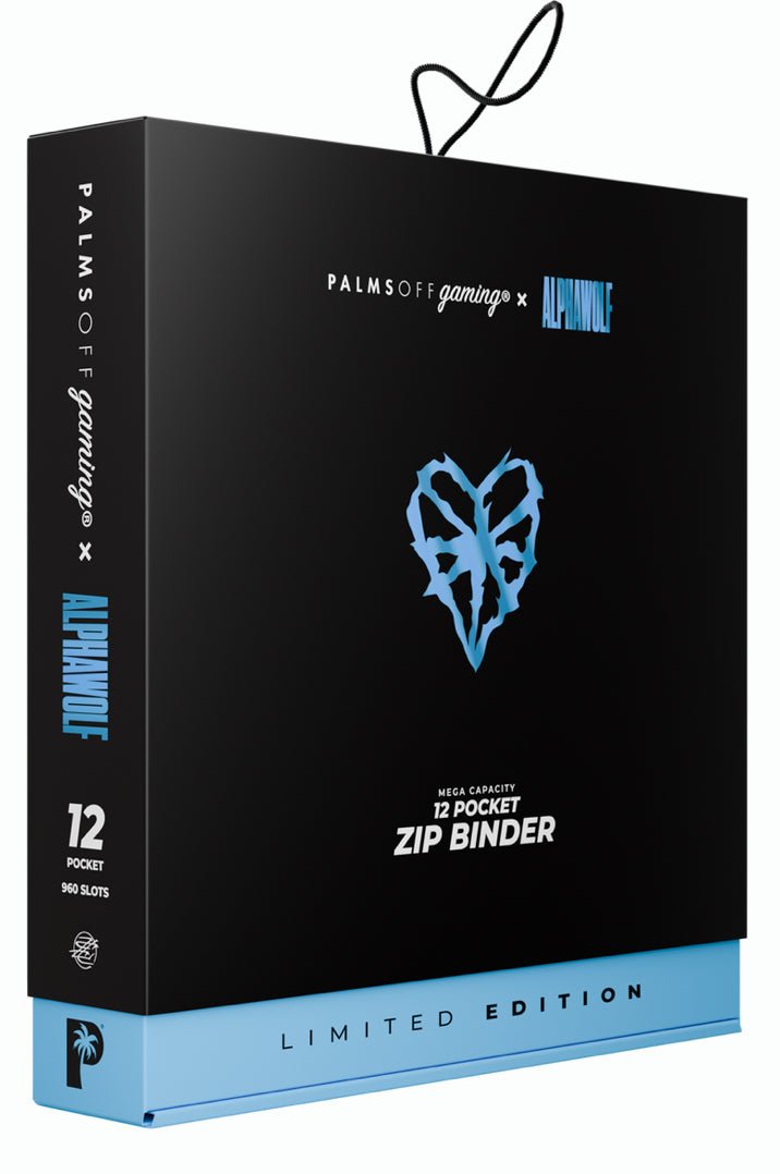 Palms Off Limited Edition MEGA Capacity 12 Pocket Zip Binder Alpha Wolf (960) - EJ Cards
