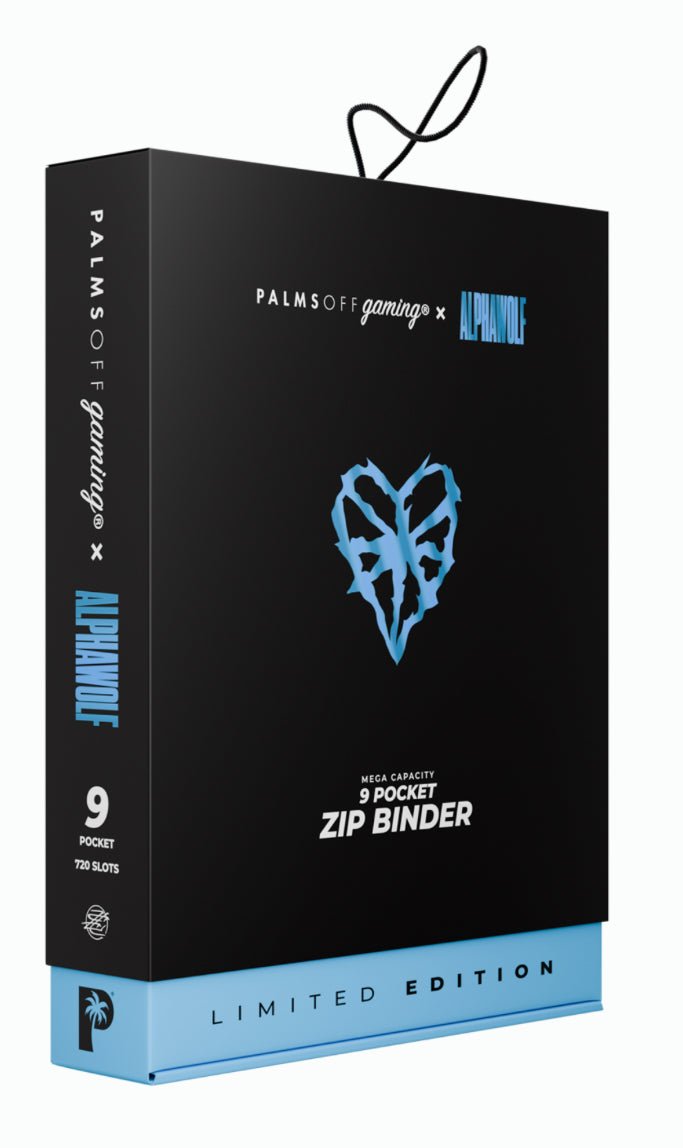 Palms Off Limited Edition MEGA Capacity 9 Pocket Zip Binder Alpha Wolf (720) - EJ Cards