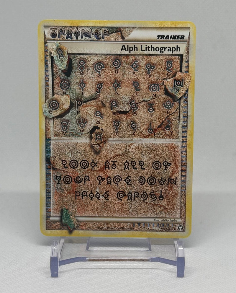 Pokemon TCG 2010 Triumphant Alph Lithograph Four - EJ Cards