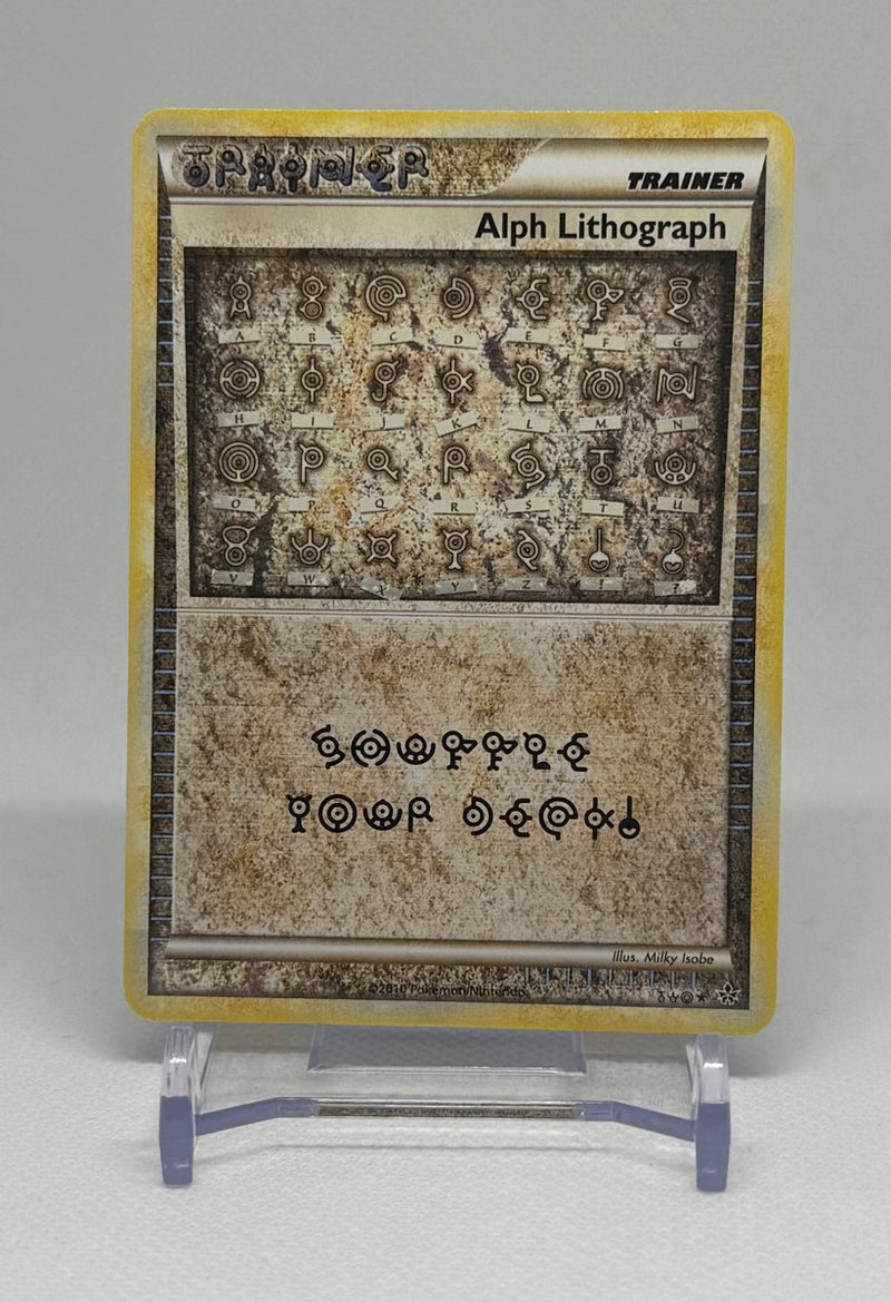 Pokemon TCG 2010 Unleashed Alph Lithograph Two - EJ Cards