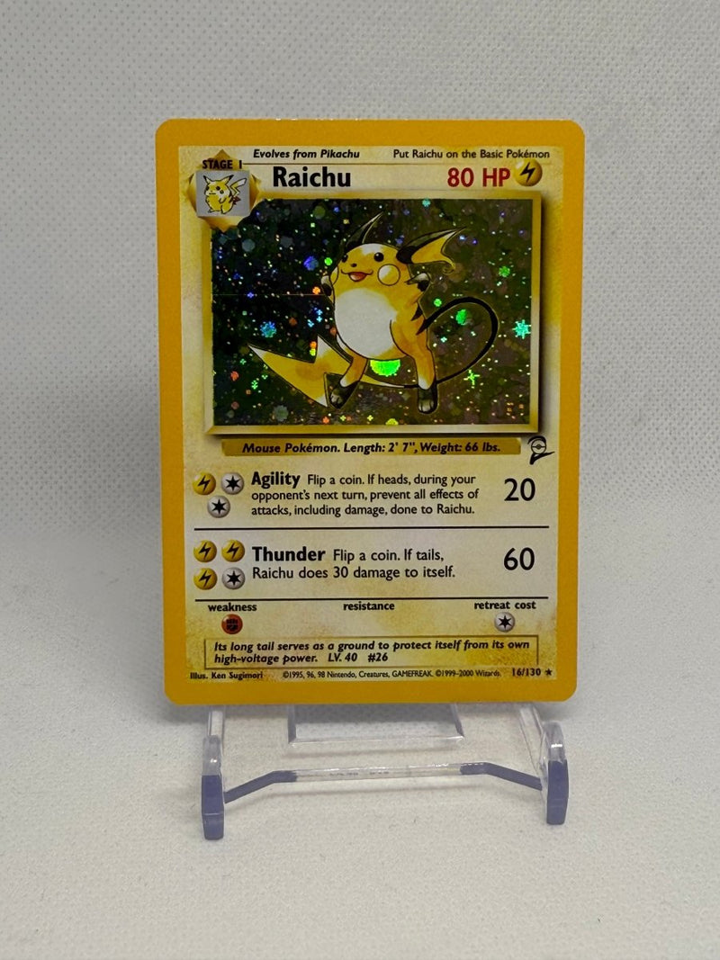 Pokemon TCG Base Set 2 Raichu Holo 16/130 - EJ Cards