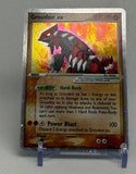 Pokemon TCG Crystal Guardians Groudon ex Holo 93/100 (Refer pics) - EJ Cards