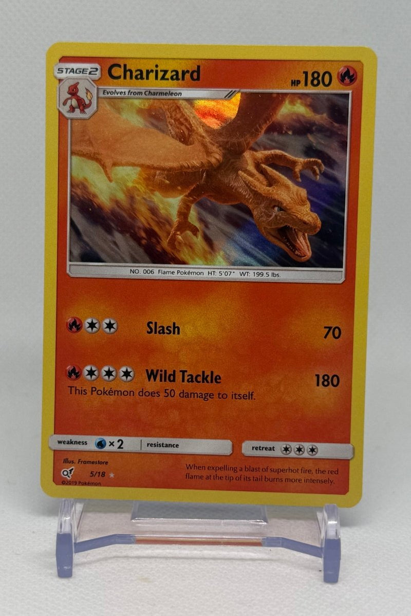 Pokemon TCG Detective Pikachu Charizard Holo Promo 5/18 - EJ Cards