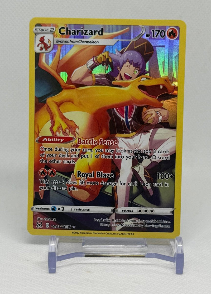 Pokemon TCG Obsidian Flames Charizard Ex #215/197 Ultra Rare EJ Cards Pokemon TCG Obsidian Flames Charizard Ex #215/197 Ultra Rare EJ Cards