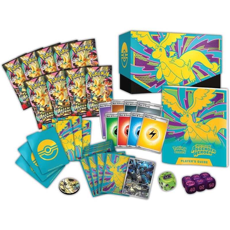 Pokemon TCG: Mega Evolution Ascended Heroes Elite Trainer Box (Preorder 20 Feb) - EJ Cards