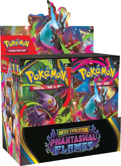 Pokemon TCG Mega Evolutions Phantasmal Flames Booster Box (Preorder 14 Nov) - EJ Cards