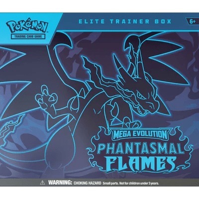 Pokemon TCG Mega Evolutions Phantasmal Flames Elite Trainer Box (Preorder 14 Nov) - EJ Cards