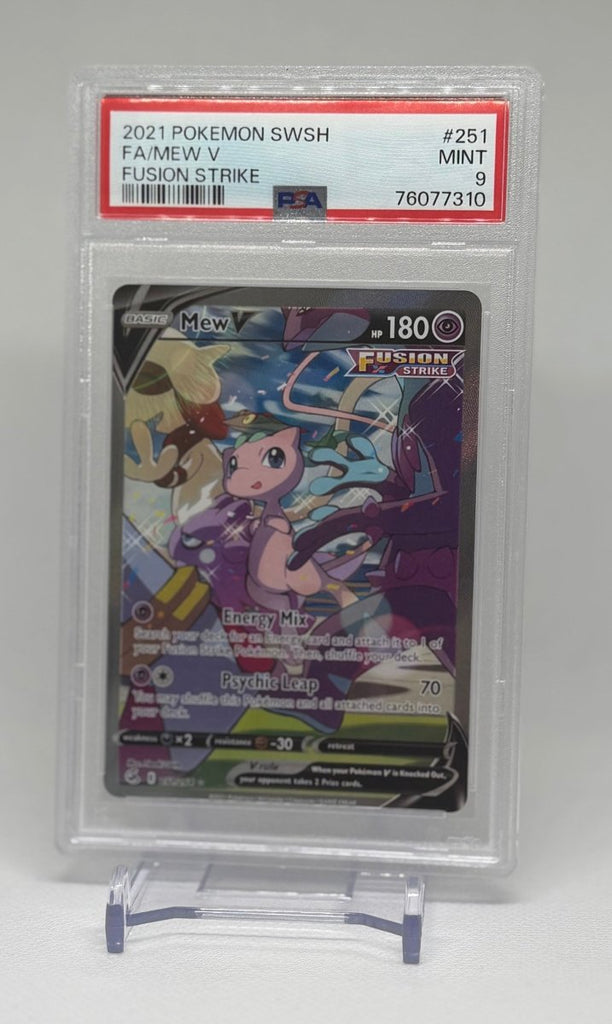 Pokemon TCG Mew V 251/264 Fusion Strike PSA 9 EJ Cards Pokemon TCG Mew V 251/264 Fusion Strike PSA 9 EJ Cards