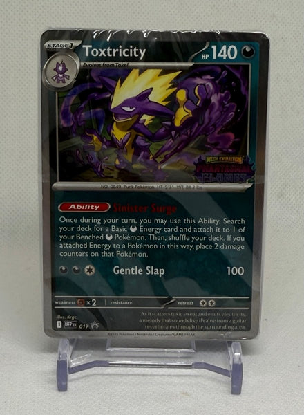 Pokemon TCG Phantasmal Flames Toxtricity Pre Release Stamped Promo MEP – EJ  Cards