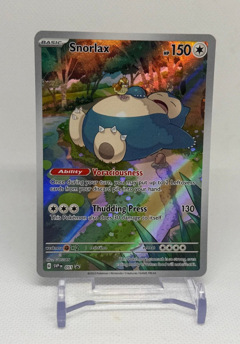 Pokemon TCG Snorlax 151 Black Star Promo SVP 051 - EJ Cards