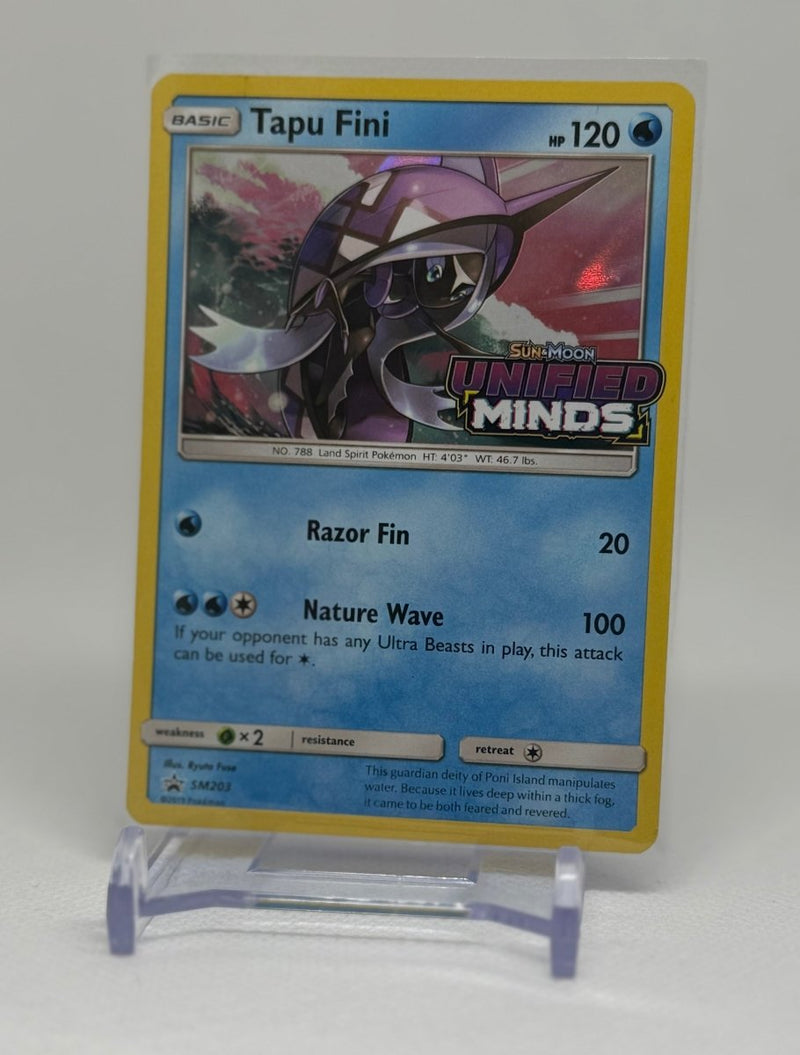 Pokemon TCG Tapu Fini Unified Minds Pre Release Black Star Promo SM2030 - EJ Cards