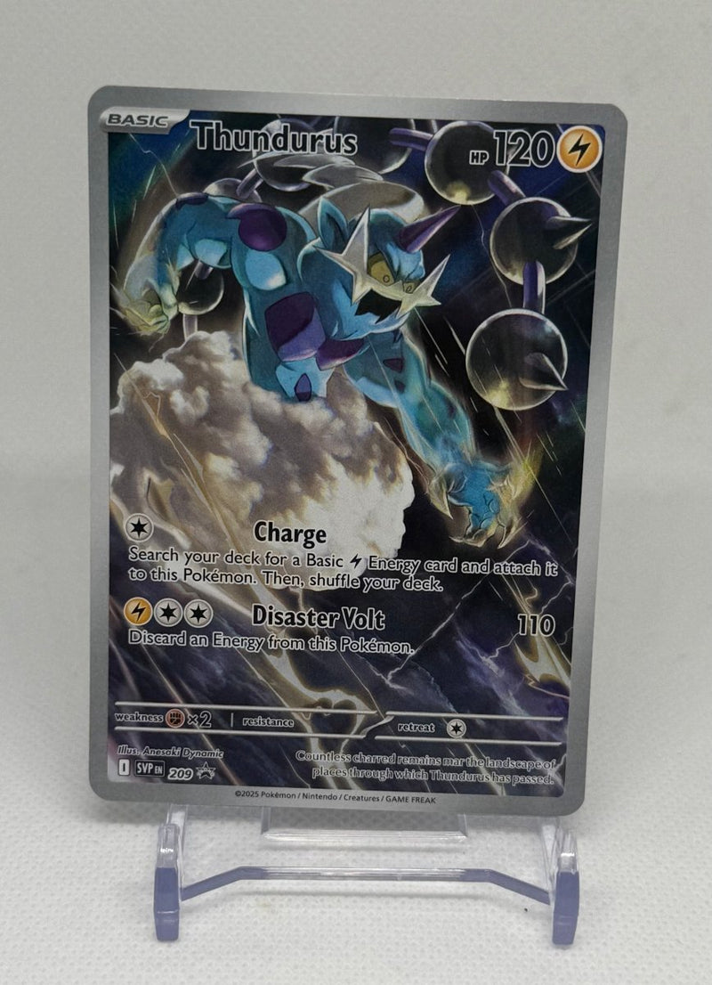 Pokemon TCG Thundurus Promo Black Bolt ETB SVP 209 - EJ Cards