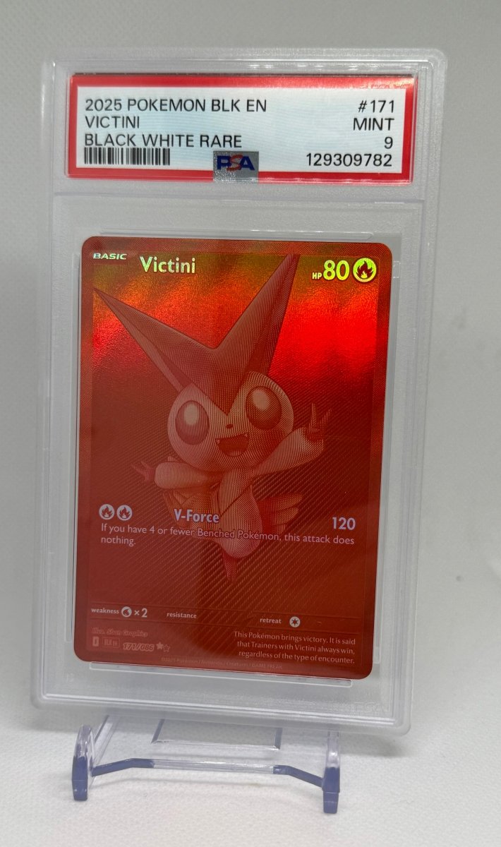 Victini Black & White Black Bolt Rare 171/086 PSA 9 - EJ Cards