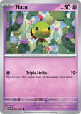 #025/091 - Natu - Reverse Holo - Paldean Fates - EJ Cards