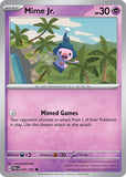 #031/091 - Mime Jr. - Reverse Holo - Paldean Fates - EJ Cards