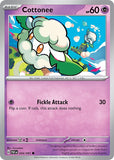 #034/091 - Cottonee - Reverse Holo - Paldean Fates