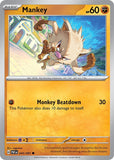 #045/091 - Mankey  - Reverse Holo - Paldean Fates