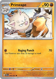 #046/091 - Primeape - Reverse Holo - Paldean Fates - EJ Cards