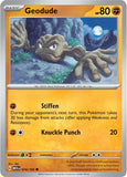 #074/165 - Geodude - Reverse Holo - 151 - EJ Cards