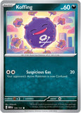 #109/165 - Koffing - Reverse Holo - 151