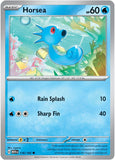 #116/165 - Horsea - Reverse Holo - 151 - EJ Cards