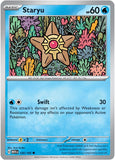 #120/165 - Staryu - Reverse Holo - 151 - EJ Cards