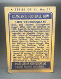 1964 VFL Scanlens Des Tuddenham Collingwood #27/36 - EJ Cards