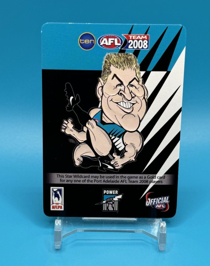 2008 AFL Teamcoach Star Wildcard Kane Cornes - EJ Cards