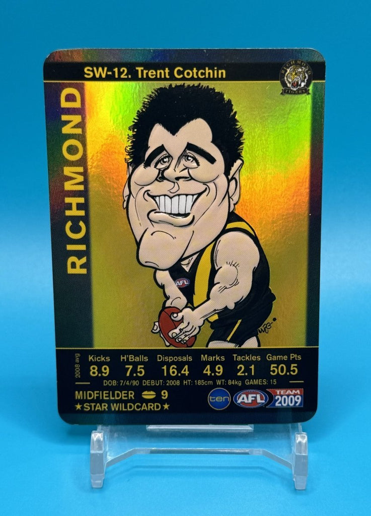 2009 AFL Teamcoach Star Wildcard Trent Cotchin - EJ Cards
