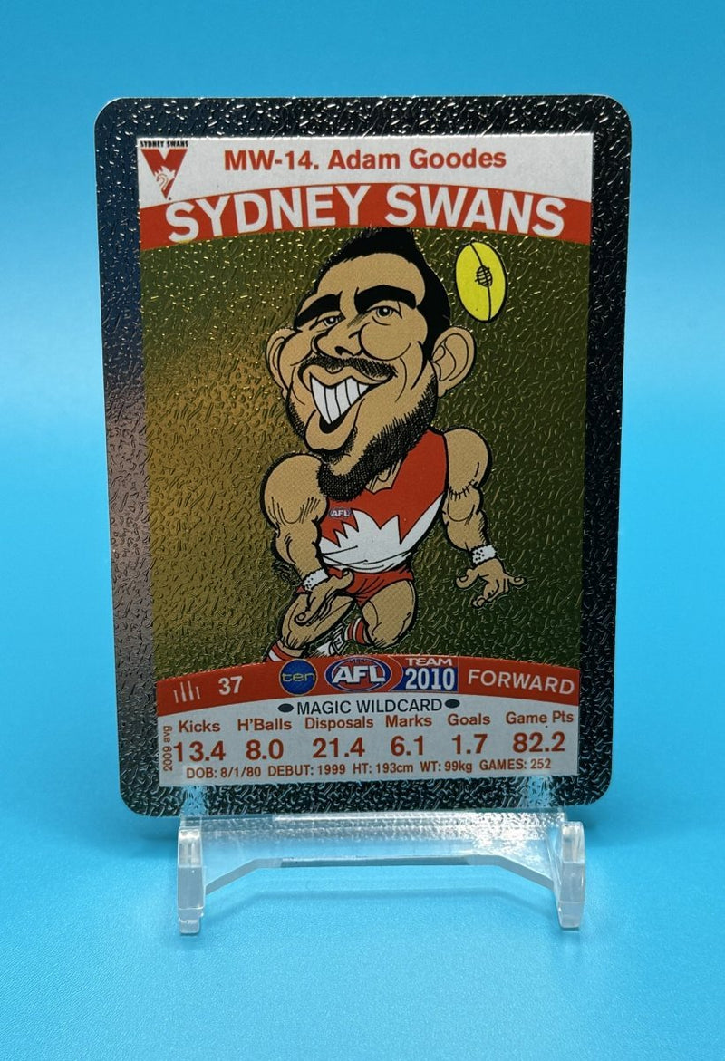 2010 AFL Teamcoach Magic Wildcard Adam Goodes - EJ Cards