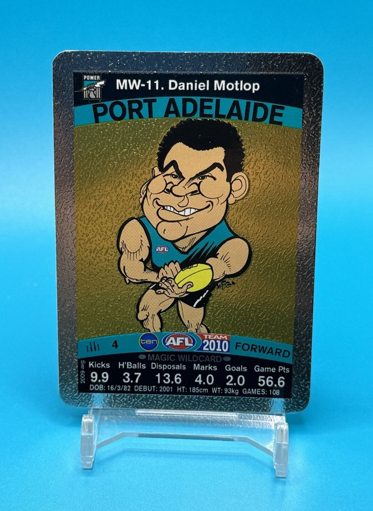2010 AFL Teamcoach Magic Wildcard Daniel Motlop - EJ Cards