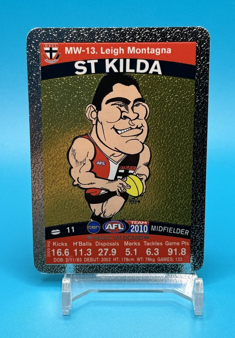 2010 AFL Teamcoach Magic Wildcard Leigh Montagna - EJ Cards