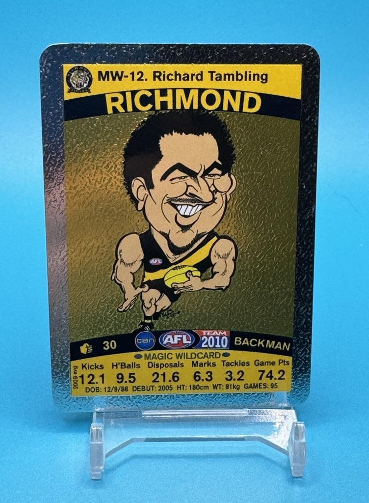 2010 AFL Teamcoach Magic Wildcard Richard Tambling - EJ Cards