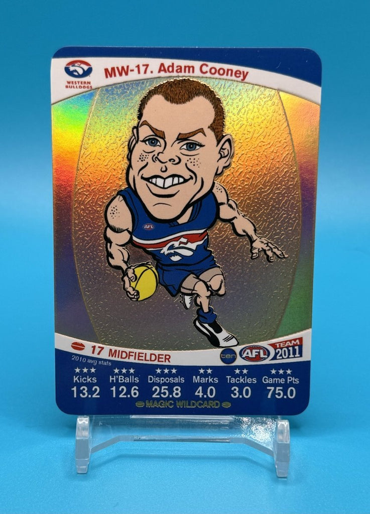 2011 AFL Teamcoach Magic Wildcard Adam Cooney - EJ Cards